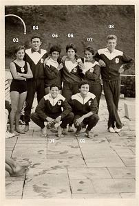 NATATION GALLIA CLUB ORANAIS (4) QUALIFIEE 1961 ALLEMAGNE